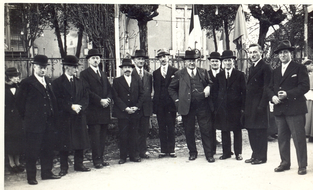 Quelques conseillers municipaux et membres du conseil de fabrique vers 1935